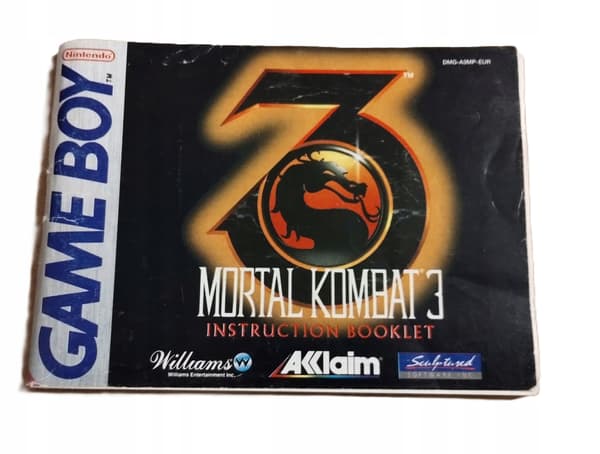 Mortal Kombat 3: Game Boy Classic Manual