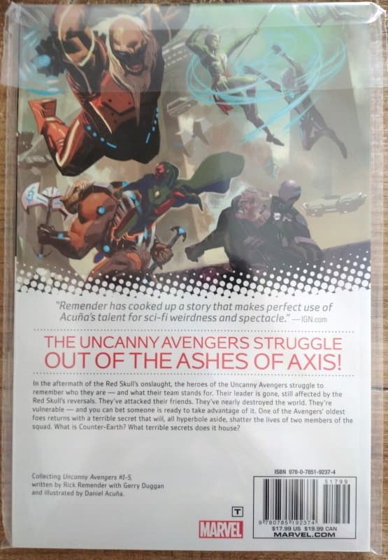 Uncanny Avengers 1: Counter-Evolutionary Remender, Acuna