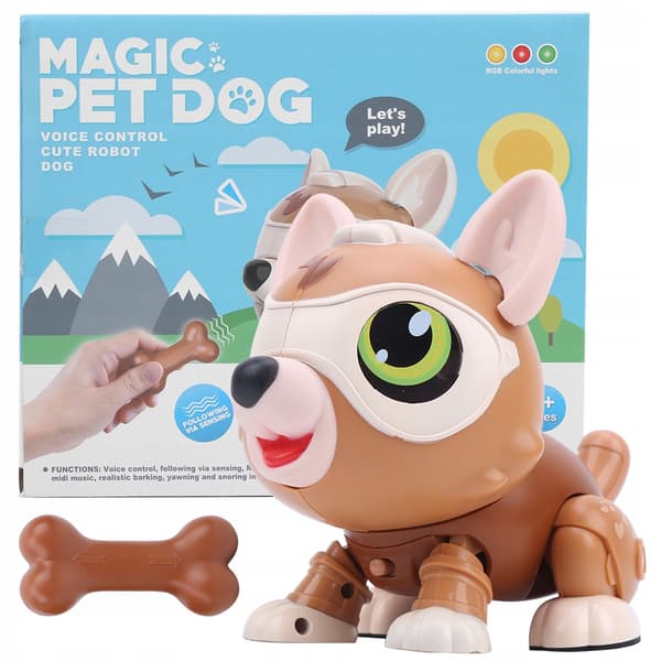 Voice-controlled Multi-functional Touchscreen Smart Dog Robot QA