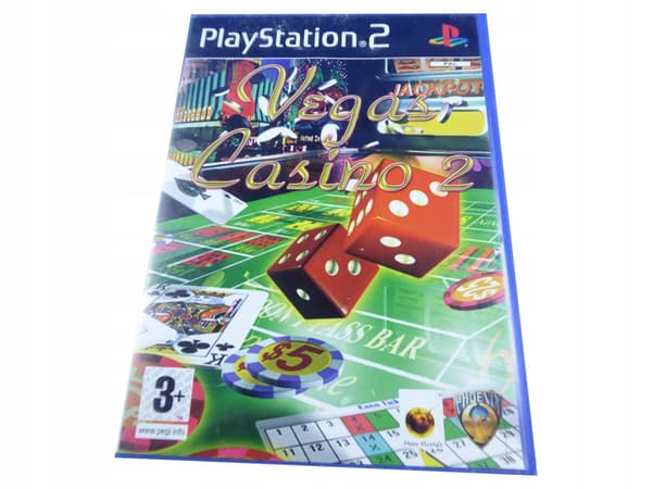 VEGAS CASINO, Disc 2, very good+ condition, PS2