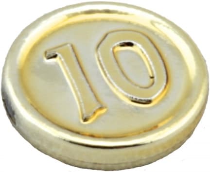 LEGO 10 Chrome Gold Coin Pirate 97053