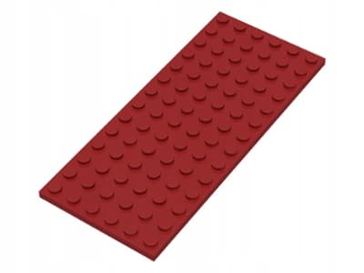 LEGO 3456 Dark Red 6x14 brick, 1 piece