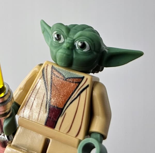 Lego Star Wars minifigure sw0219 Yoda – Clone Wars DEFECT /