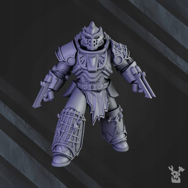 White Megalodon Clan Warriors x5 DakkaDakkaStore