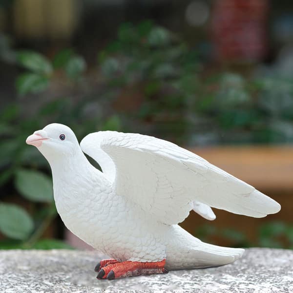 Simulation Pigeon Ornament Collections Figurines Artificial Pigeon Style B