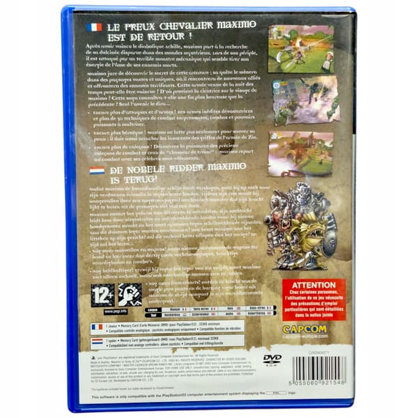 MAXIMO vs ARMY OF ZIN PS2 PlayStation 2 (PS2) boxed