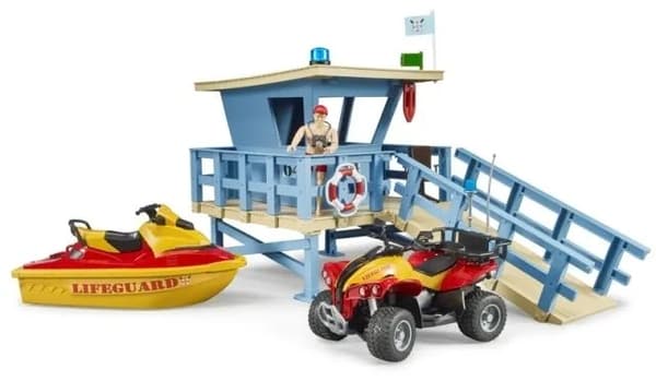 Bruder 62780 Quad Lifeguard Beach Station