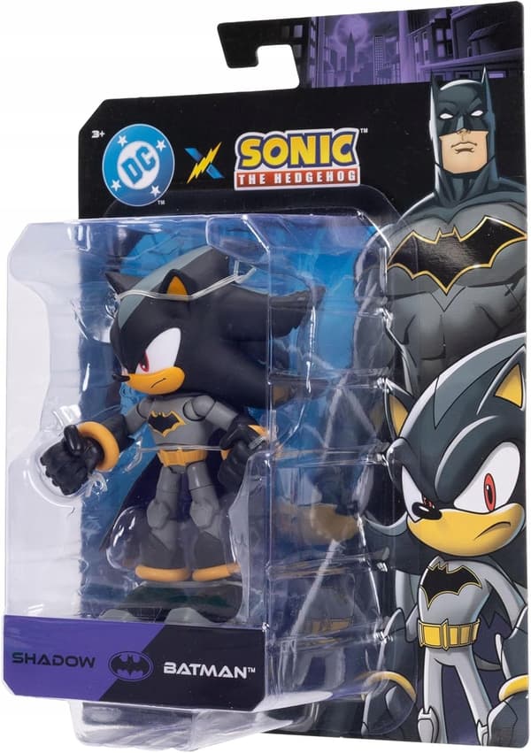 DC X SONIC THE HEDGEHOG BATMAN FIGURE 13CM JAKKS PACIFIC