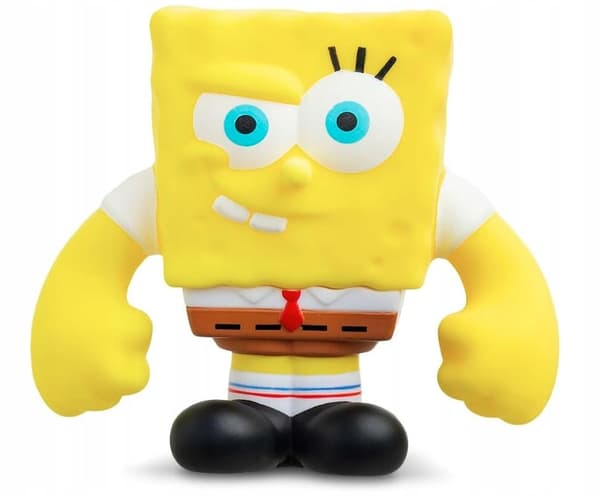 SONGEBOB STRETCH ARMSTRONG STRETCHABLE FIGURINE AND SOFT SQUISHY TOY