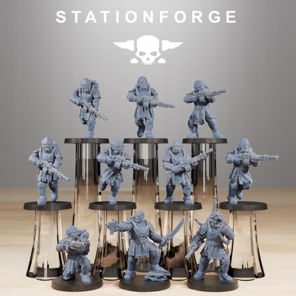 RoyalGuard Infantry – Station Forge – 3D printing
