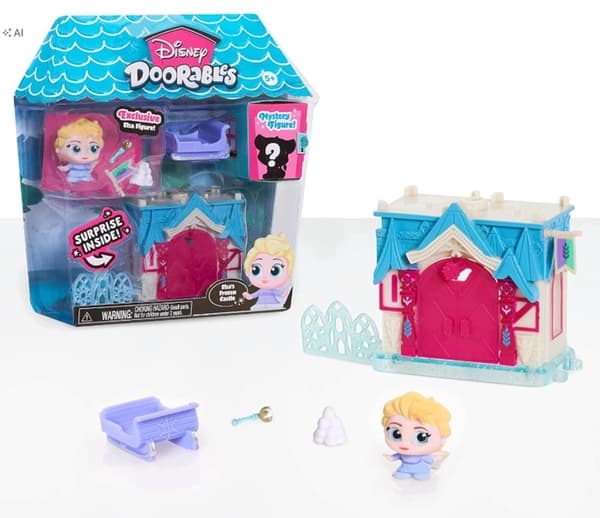 Disney Doorables 44556 Elsa’s Frozen Mini Play Set
