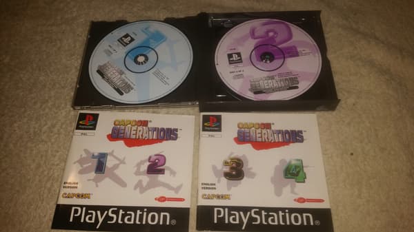 Capcom Generations game for PSX, PS1, Sony PlayStation (PSX)