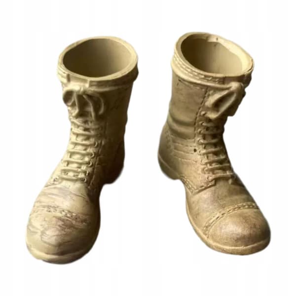 Miniature lacing in 1:6 scale Boot Realistic accessories Retro outfit