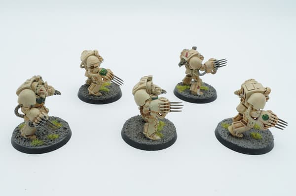 Warhammer 40k Space Marines Assault Terminator Squad – set of 5 miniatures
