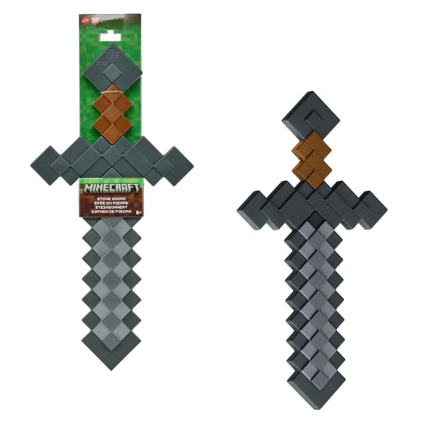 Minecraft pixel stone sword, large sword for children