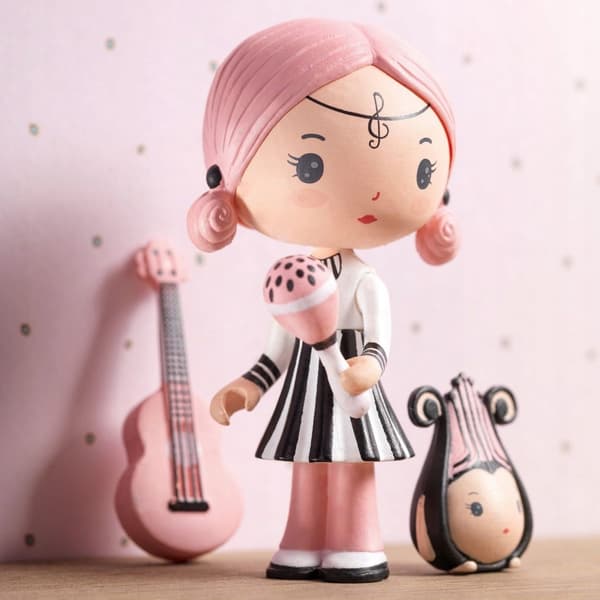 Djeco TINYLY Figurines: Sidonie & Zick, ages 4–9