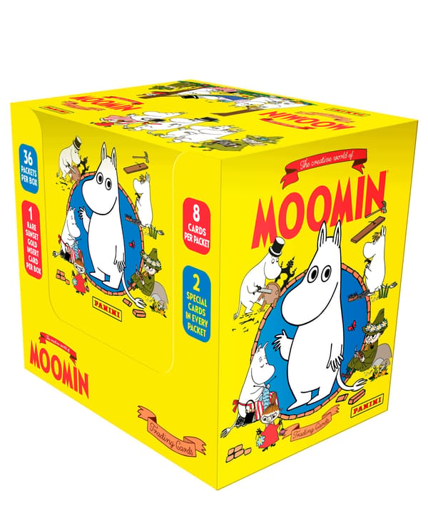 PANINI MOOMIN 2 - BOX 36: CONTAINS 36 PACKETS, EACH WITH 8 CARDS