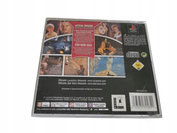Star Wars Episode 1 game for PS1 and PSX