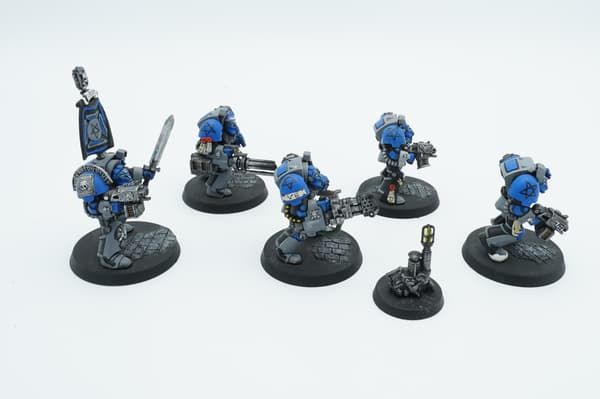 Warhammer 40k Space Marines Terminator Squad – set of 5 plastic miniatures