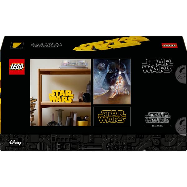 LEGO Star Wars 75407 Star Wars Logo made from bricks