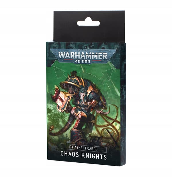 Warhammer 40 000 Chaos Knights – Databladkort