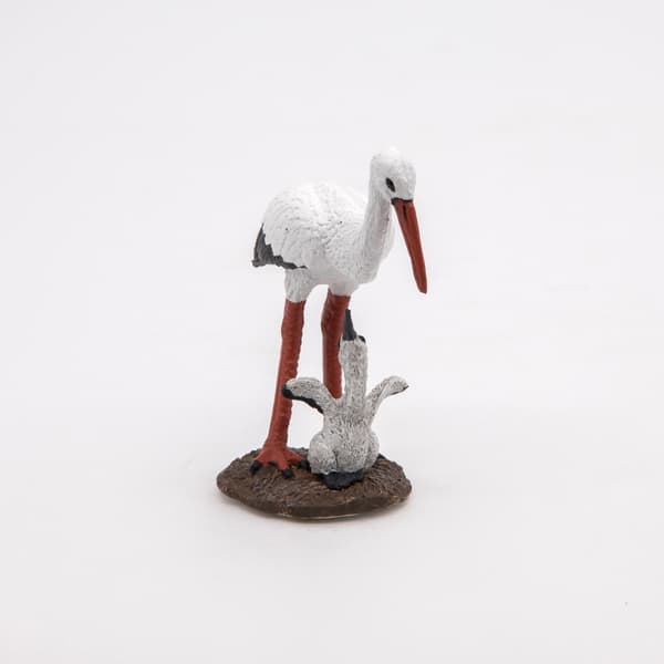 STORK WITH A CHICK [FIGURINE]