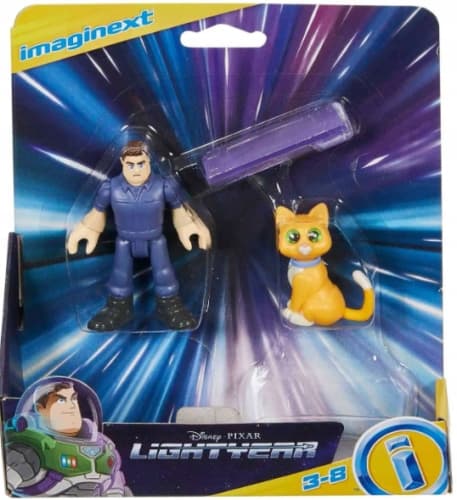 Fisher-Price Imaginext Lightyear Buzz and Sox, 8 cm