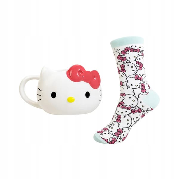 Gift set – Hello Kitty 3D mug + socks
