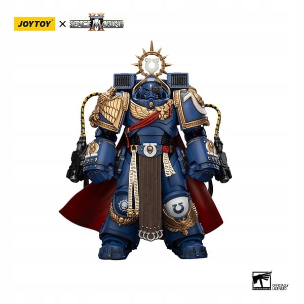 WARHAMMER 40K ACTION FIGURE: ULTRAMARINES – MARNEUS CALGAR, CHAPTER MASTER, WITH