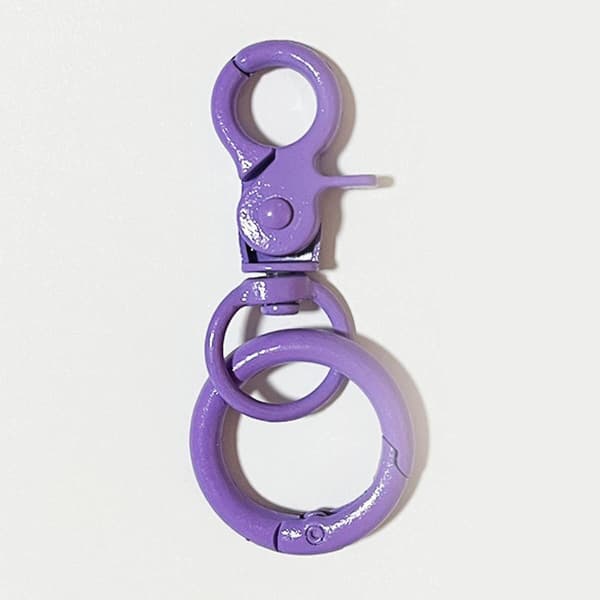 PVC Doll Display Case – Organiser for Collectables – Mini Purple Display Case