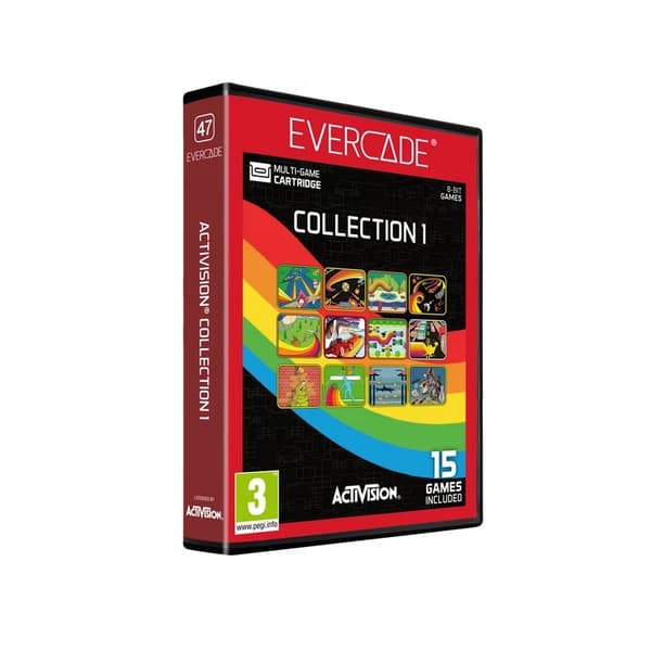 Evercade #47, Activision Collection 1, 15-in-1, Retro, Game Pack