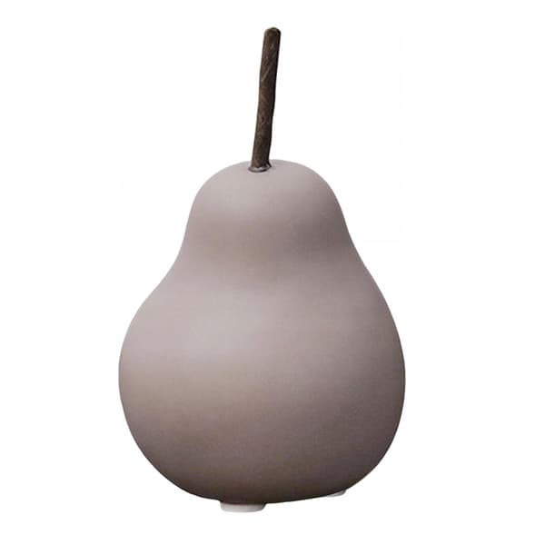 Ceramic pear figurines, fruit decoration, ‘Lavender’ ceramic pear, 6.5cm x 11cm