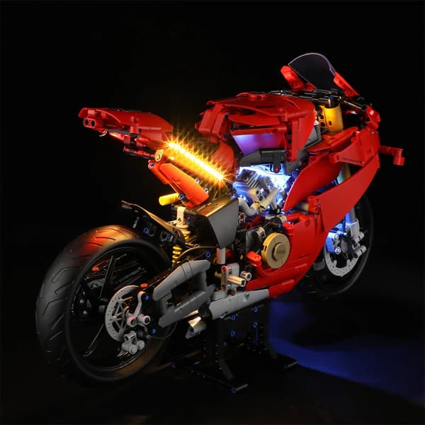Lighting set for the LEGO Technic Ducati Panigale V4 S 42202 (EXCLUDING LEGO)