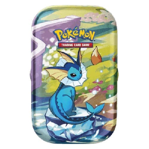Pokemon Prismatic Evolutions: Vaporeon Mini Tin