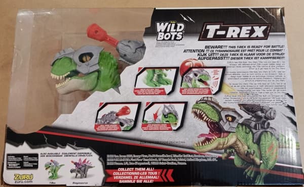 ZURU Wild Bots T-Rex interactive dinosaur