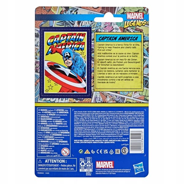 Marvel Legends Captain America 10 cm retro figurine