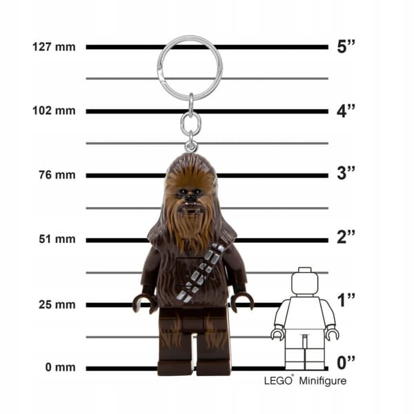 LEGO STAR WARS CHEWBACCA LED KEY RING LGL KE100H