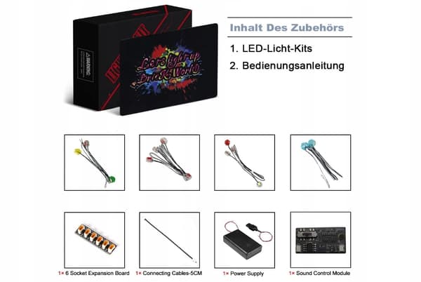 LED lighting kit – voice-controlled version
