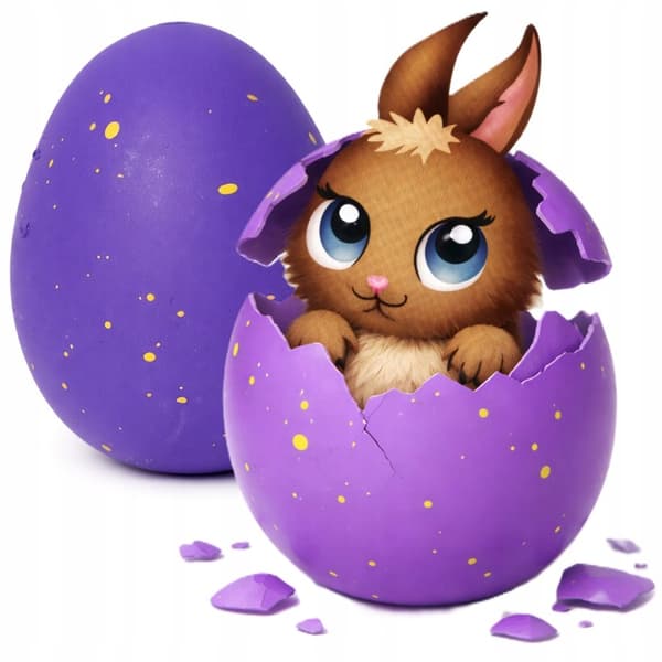 GROWING BUNNY FIGURINE HATCHING FROM AN EGG – EASTER GIFT FOR CHILDREN – TOY
