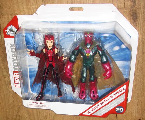 DISNEY STORE MARVEL TOYBOX SCARLET WITCH VISION