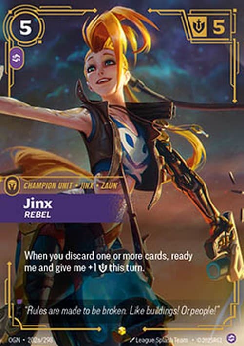 Riftbound OGN Jinx, Rebel