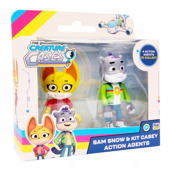ANIMAL PUZZLES / CREATURE CASES S1 ACTION AGENTS 7.5 CM – 2-PACK