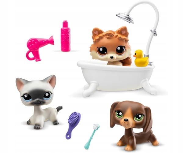Hasbro 00638 Littlest Pet Shop Grooming Spa Figure Set