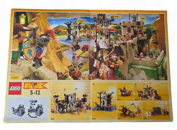 LEGO LEAFLET Poster 1991 Castle 833885-OS