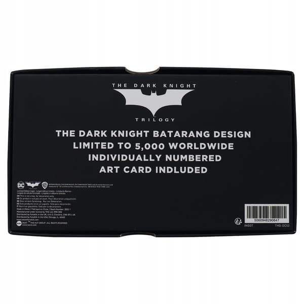 DC THE DARK KNIGHT LIMITED EDITION BATARANG REPLICA