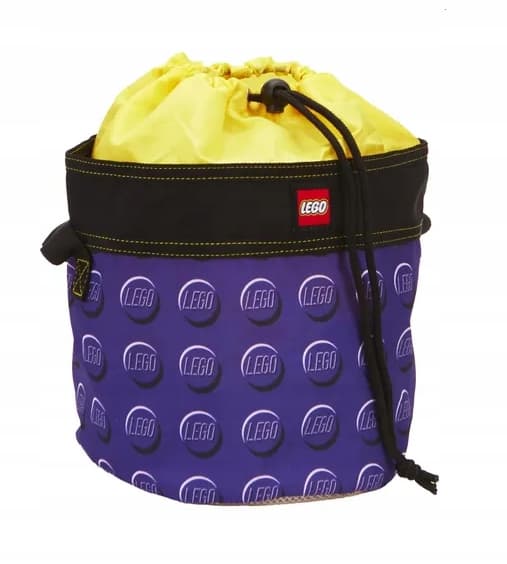 LEGO BAG, BUCKET, FABRIC CONTAINER FOR BRICKS – PURPLE