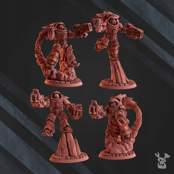 Dragon Armor Jetpack Squad x4 DakkaDakkaStore