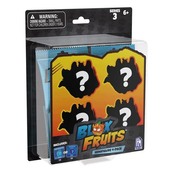 BLOX FRUITS Minifigures 4-pack, Series 3, 3 figures, DLC code