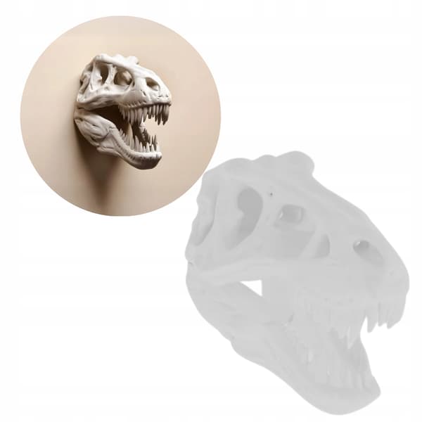 T-Rex Skull Wall Decoration – 3D Wall Decoration – Dinosaur Figurine
