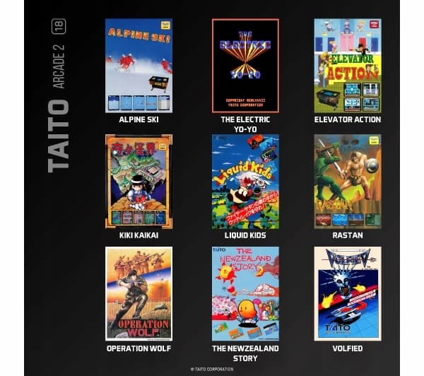 Evercade: Taito Arcade 2 game